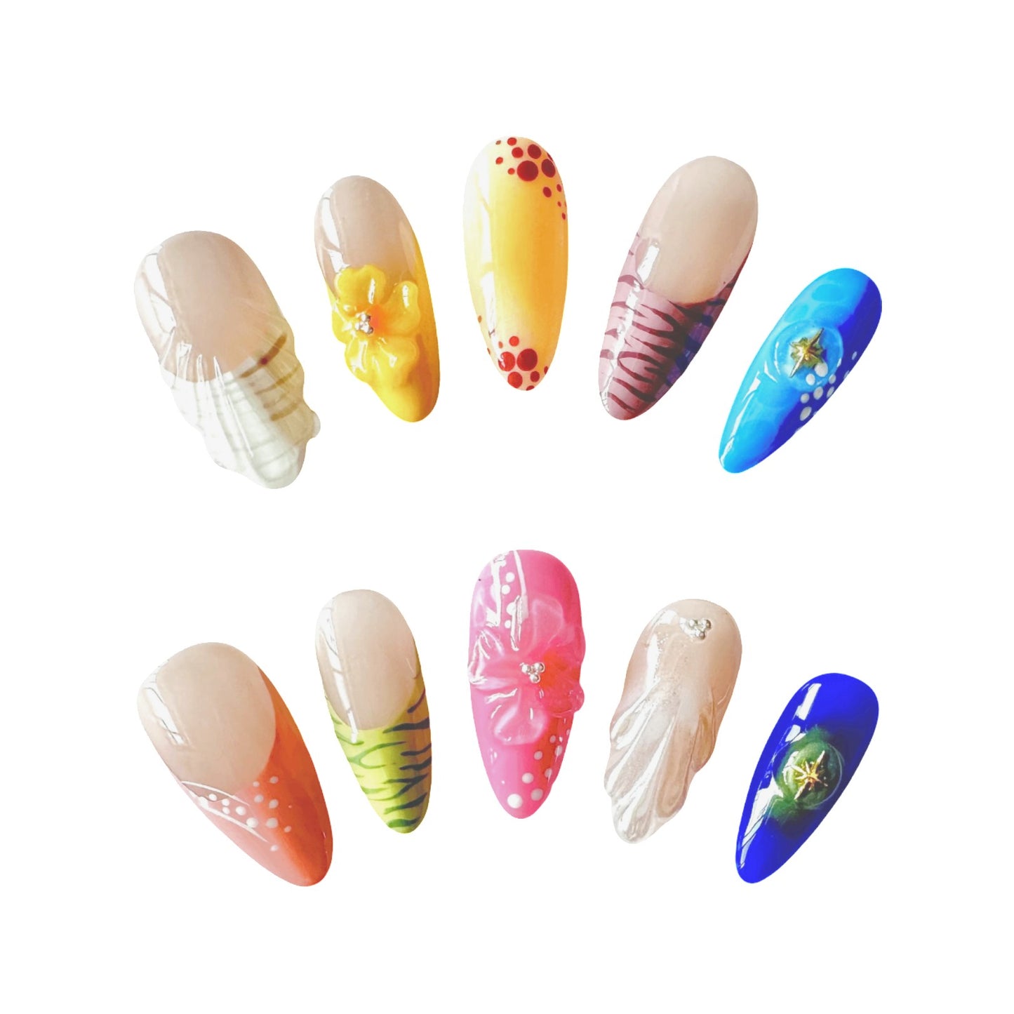 3D Tropical Vibes Colorful
