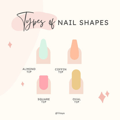 Available nail shapes